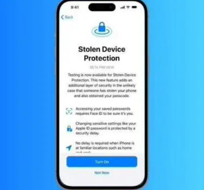 山西苹果授权维修店分享被盗设备保护功能开启方法 